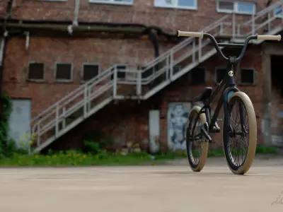 BMX stunt bike 3D model