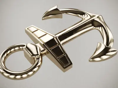 Anchor gold 3D model