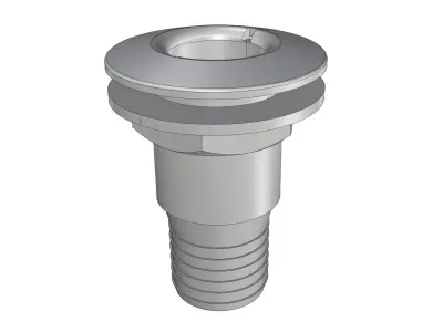 Thru-Hull Fitting 3D model