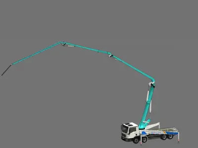 Pump Truck 3D model