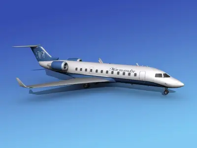 Canadair CRJ100 Normandie 3D model