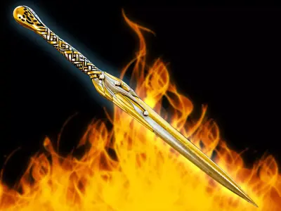 Galadriel Dagger - Rings of Power 3D model