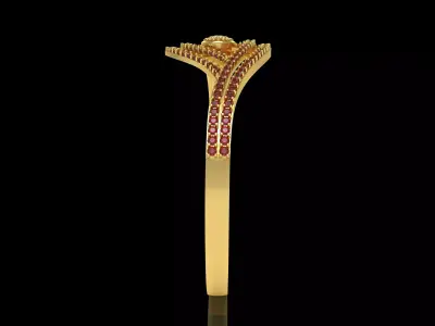 Art Deco Bracelet 23 3D print model