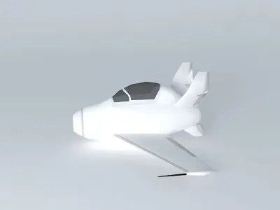 Template McDonnel Douglas XF 85 Goblin Parasite Fighter Free 3D model