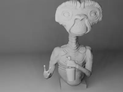 ET loosely based of the Movie 3D print model
