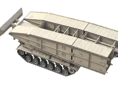 Armored Bridge M60 AVLB Low-poly 3D model
