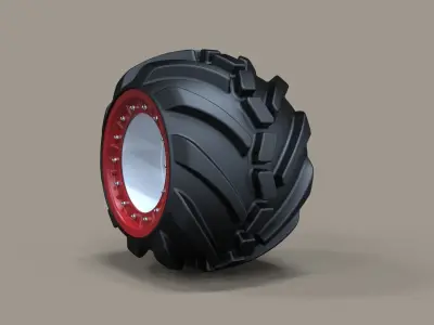 Offroad wheel 16 3D model