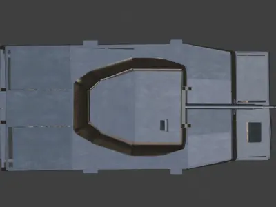 Panzer train tank Free 3D model