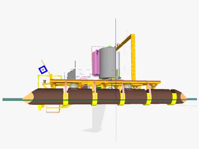 AT catamaran EM 3D model