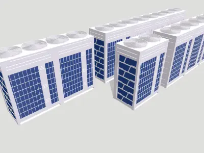 Variable Refrigerant Flow outdoor units 3D model purchase