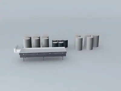 Lubrizol Tanks South Free 3D model purchase
