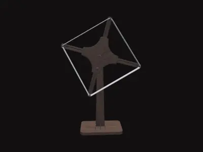 Medieval Skeiner  Low-poly 3D model