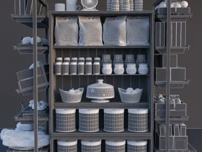 Market Place 4 3D model