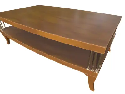  Sirio coffee table game ready Low-poly 3D model