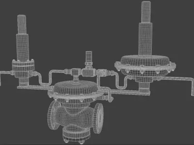 Pilot Operated Pressure Valve 3D model purchase