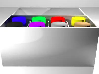 Drawing Tool - Poster Color 3D model