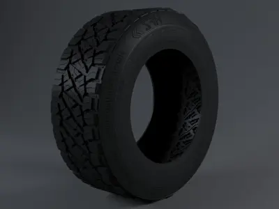 Tyre- Nitto Ridge Grappler- 3D Model 3D model