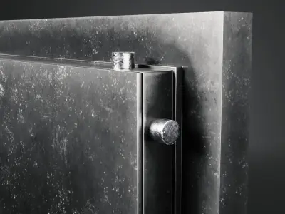 Low-poly Safe by Nikdox Low-poly 3D model