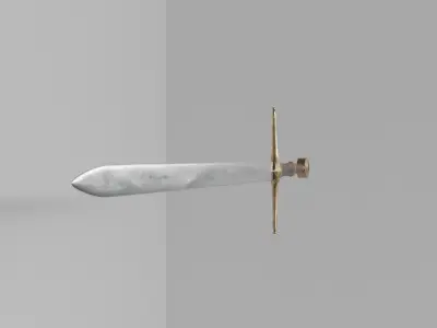 3D Longsword Free 3D model