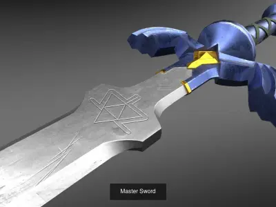 Zelda Assets 3D Model Pack