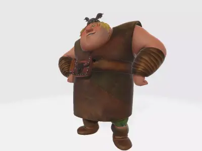 How to Train Your Dragon Fishlegs Ingerman Pose 02 3D print model
