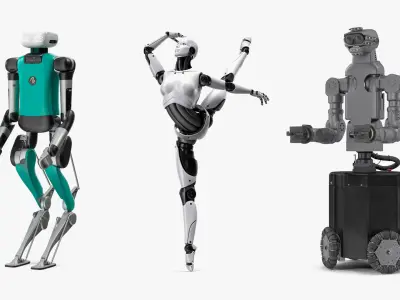 Rigged Robots Collection 9 for Cinema 4D 