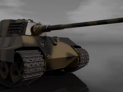 Tiger II 3D model