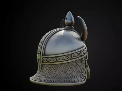 Stylized Persian Helmet - Moonblade 3D print model