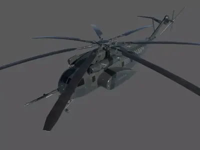 MH- 53E  Sea-Dragon Low-poly 3D model