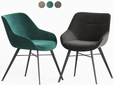 Luca Dining room chair 3D model