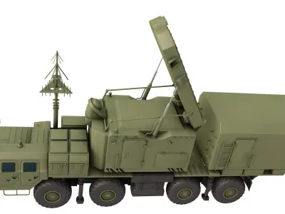 5N63S Radar Flap Lid B 3D model