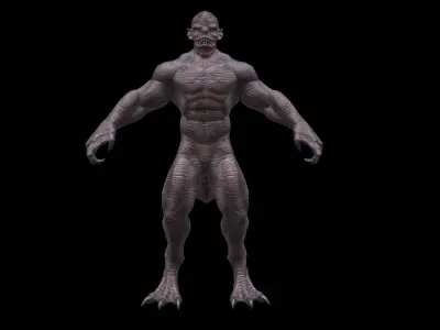 reptile  Low-poly 3D model