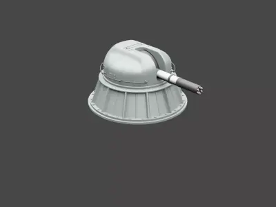 Russian Naval Gun AK-630 30mm CIWS 3D model