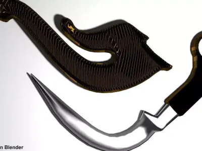 Karambit - Minangkabau blade 3D model