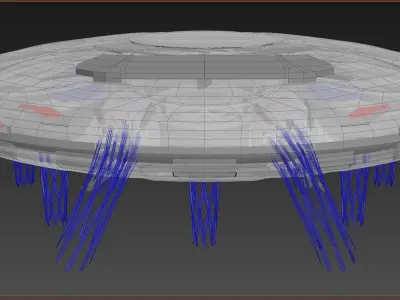 The Winged Disc - Concept 3D model