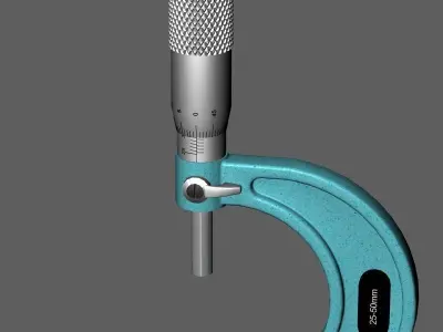 Micrometer 25-50mm Free 3D model