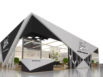 Exhibition - Size - 18X12-3DMAX2012-004 3D model