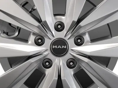 MAN TGE Van 2017 wheel 3D model