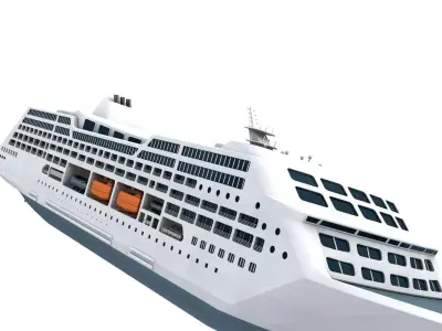 Passenger Cruise Ship  3D model