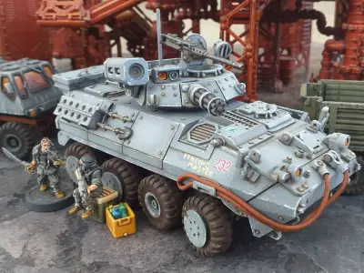 Light Armored Vehicle - 28mm Sci-Fi 3D print model