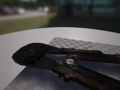 Rusty Bolt cutter  3D model