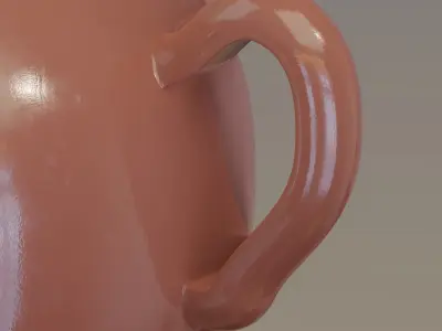 Arabic table oil jar 3D model