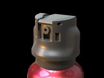 Pepperspray police 3D model