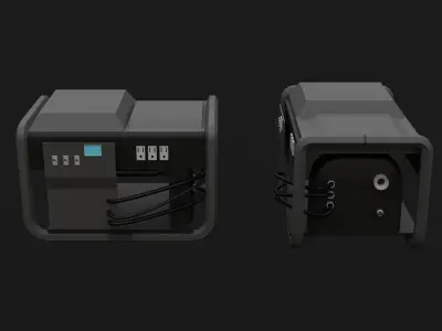 Low Poly Construction Props Low-poly 3D model
