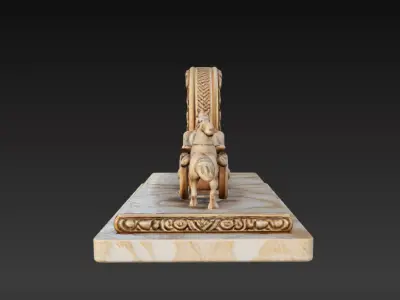 Ancient Roman Table Ornament Decorative Series 4 3D print model
