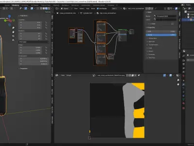 Cross Screwdriver 3D Model Game Ready Optimized Low-poly 3D model