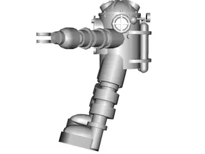 TRITONIA002XD diving suit 3D model