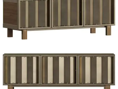 Louver Cabinet by JListon 3D model