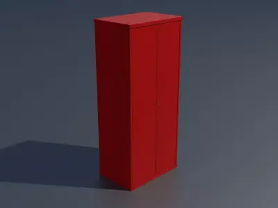 Workshop storage closet large 1 PBR  3D model