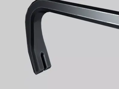 Crowbar Low-poly 3D model purchase